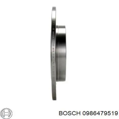 Disco de freno trasero Toyota Auris E15