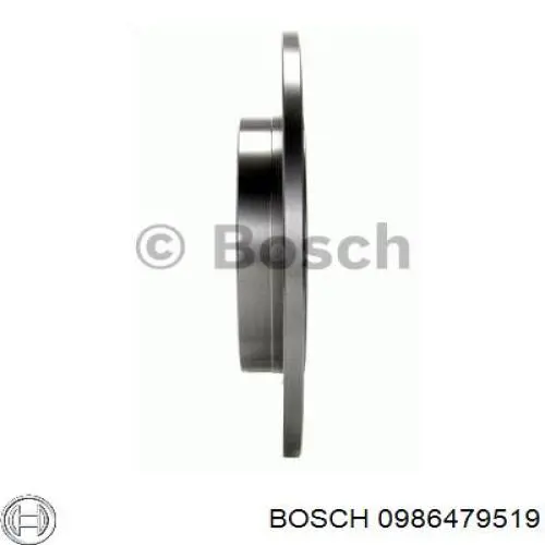 Disco de freno trasero Toyota Auris E15