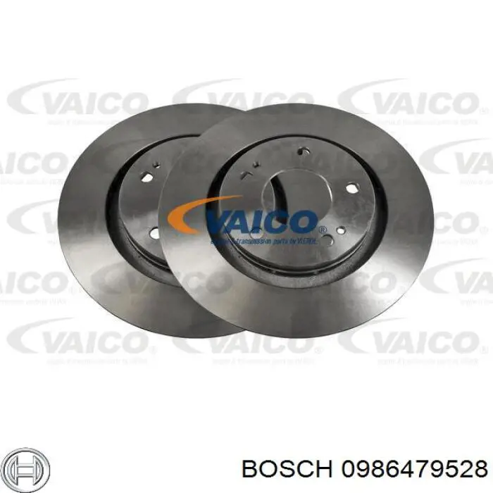 0986479528 Bosch freno de disco delantero