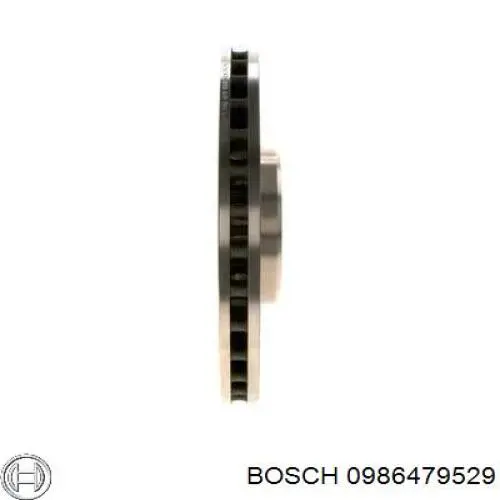 0986479529 Bosch freno de disco delantero