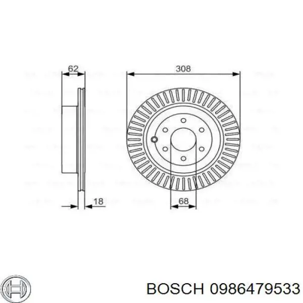 Comprar DP100C Japan Parts Disco de freno trasero