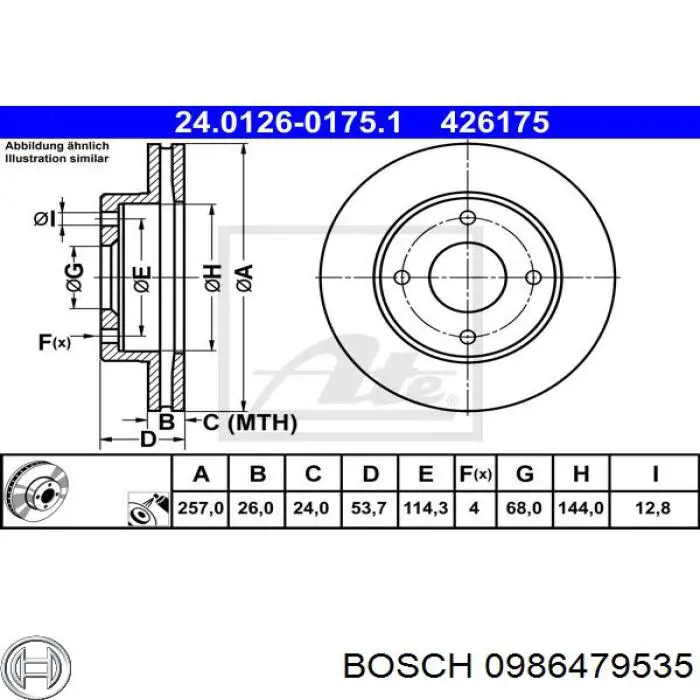 Disco de freno DI160C Japan Parts