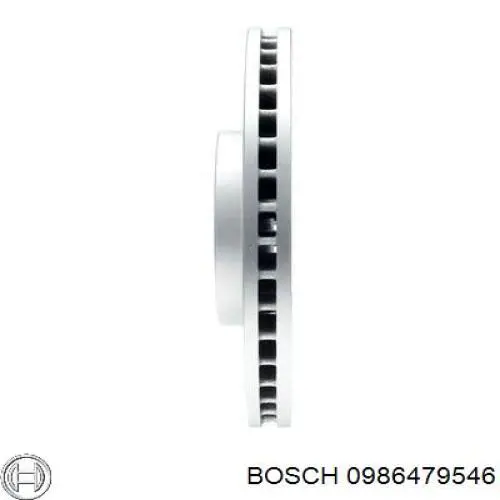 Disco de freno 0986479546 Bosch