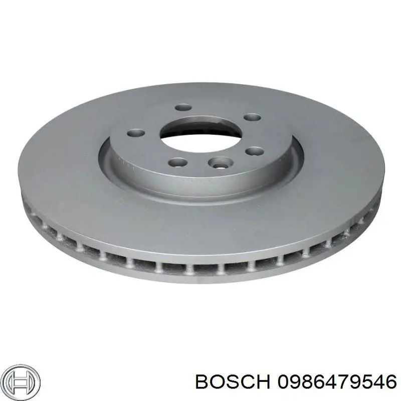 Disco de freno 0986479546 Bosch