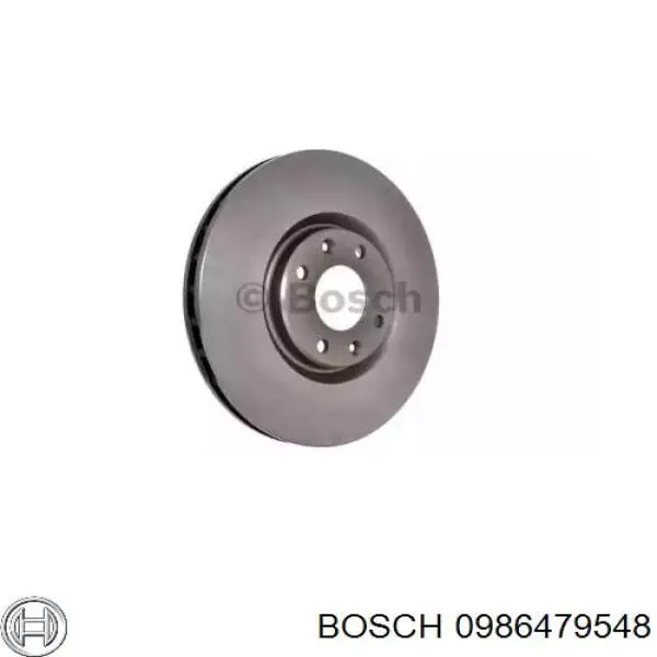 0986479548 Bosch disco de freno delantero