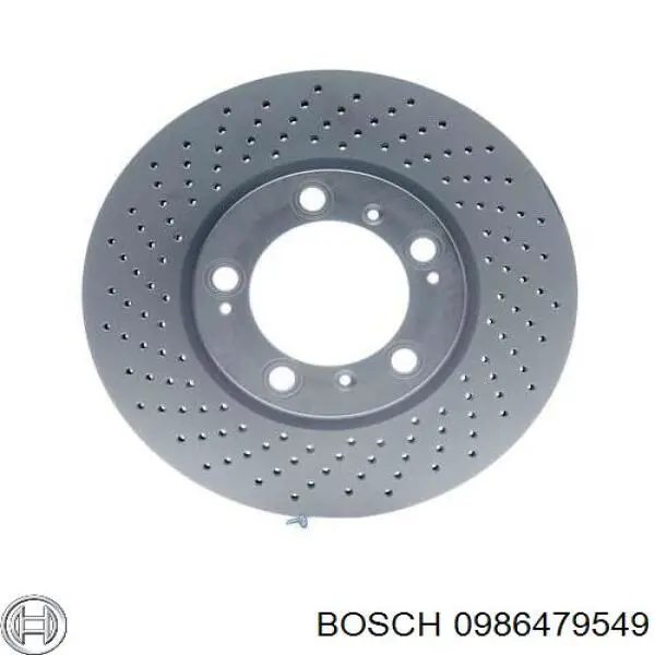 0986479549 Bosch freno de disco delantero