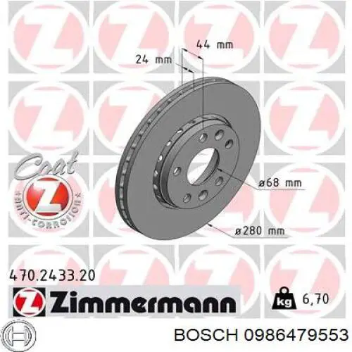 Freno de disco delantero Renault DUSTER 2 HM