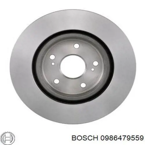 0986479559 Bosch disco de freno delantero
