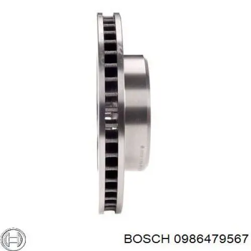 0986479567 Bosch freno de disco delantero