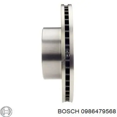 0986479568 Bosch freno de disco delantero