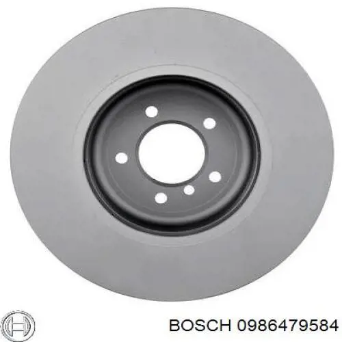 0986479584 Bosch disco de freno delantero