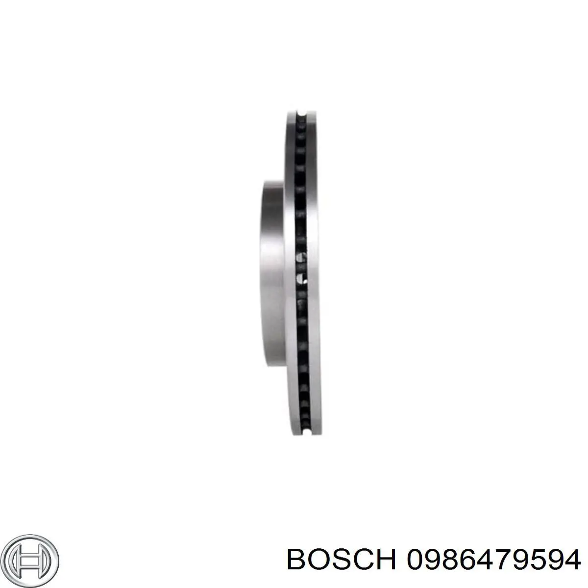 0986479594 Bosch disco de freno delantero