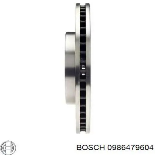 Disco de freno 0986479604 Bosch