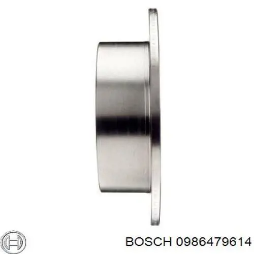 0986479614 Bosch disco de freno trasero