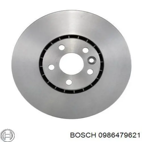 0986479621 Bosch freno de disco delantero