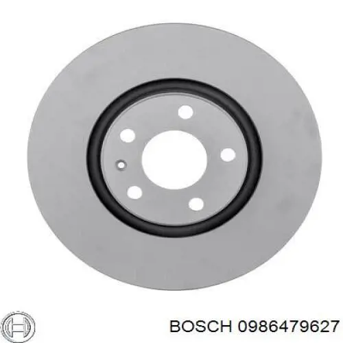 0 986 479 627 Bosch disco de freno delantero