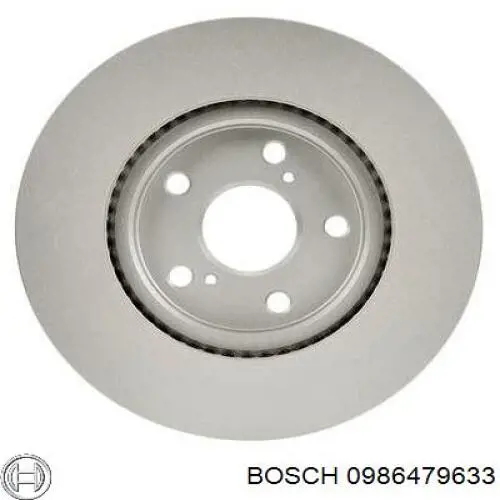 0986479633 Bosch disco de freno delantero