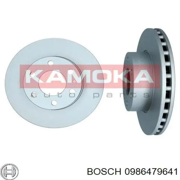 Disco de freno 0986479641 Bosch