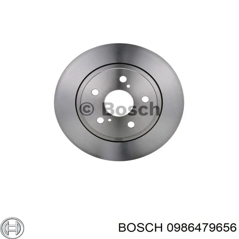 0986479656 Bosch disco de freno trasero