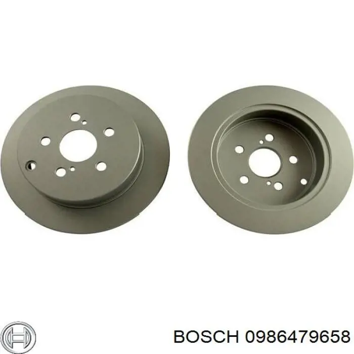 Disco de freno trasero Toyota Prius NHW20