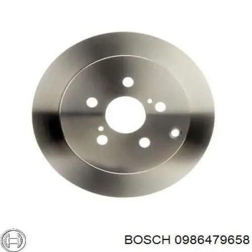 0 986 479 658 Bosch disco de freno trasero