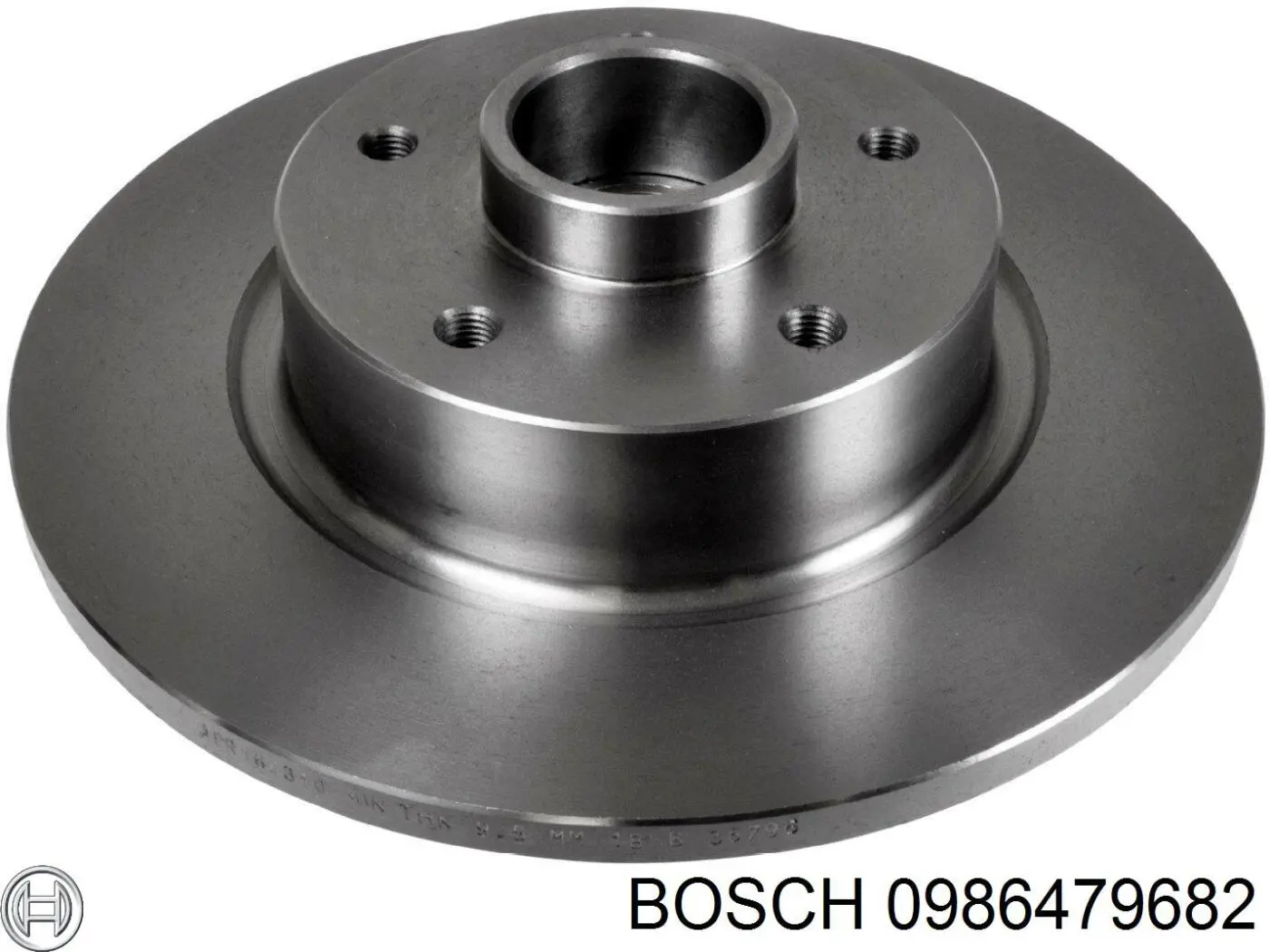 0986479682 Bosch disco de freno trasero