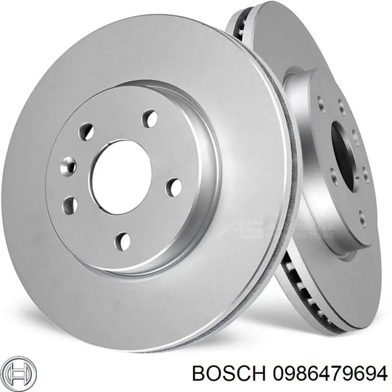 986479694 Bosch freno de disco delantero