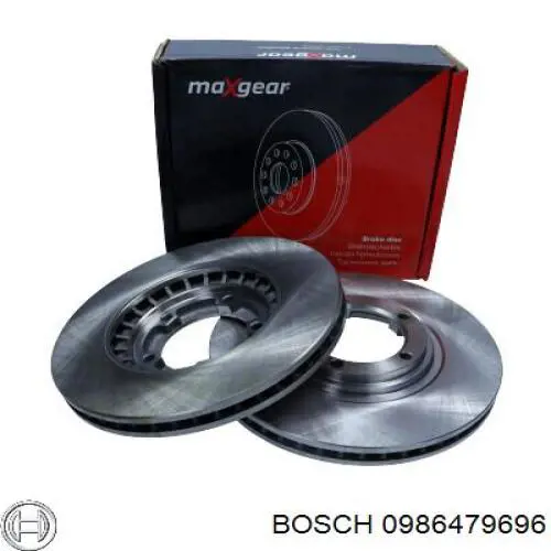 Disco de freno 0986479696 Bosch