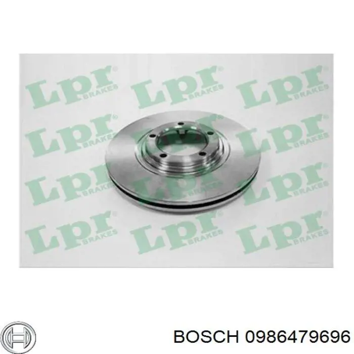 Comprar 0986479696 Bosch Freno de disco delantero