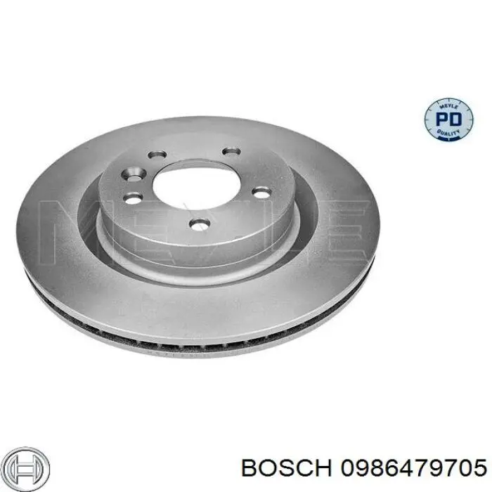 0986479705 Bosch freno de disco delantero