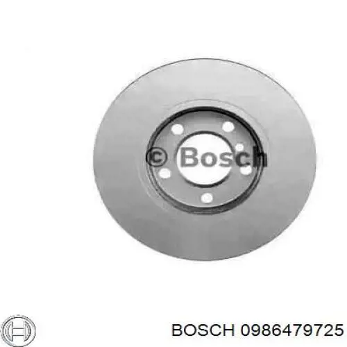 0986479725 Bosch freno de disco delantero