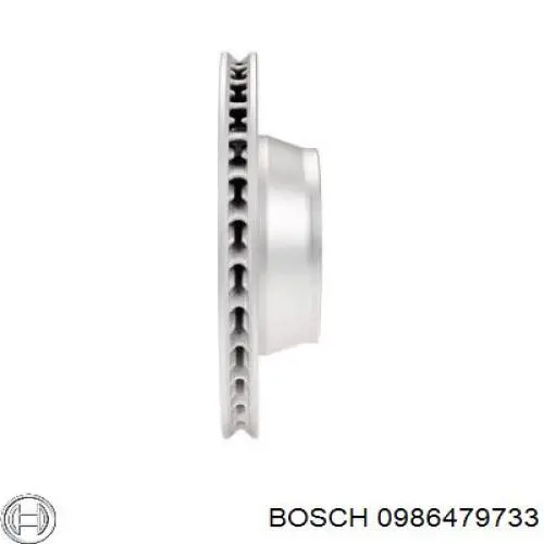 0 986 479 733 Bosch disco de freno trasero