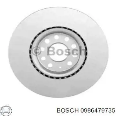 0986479735 Bosch freno de disco delantero