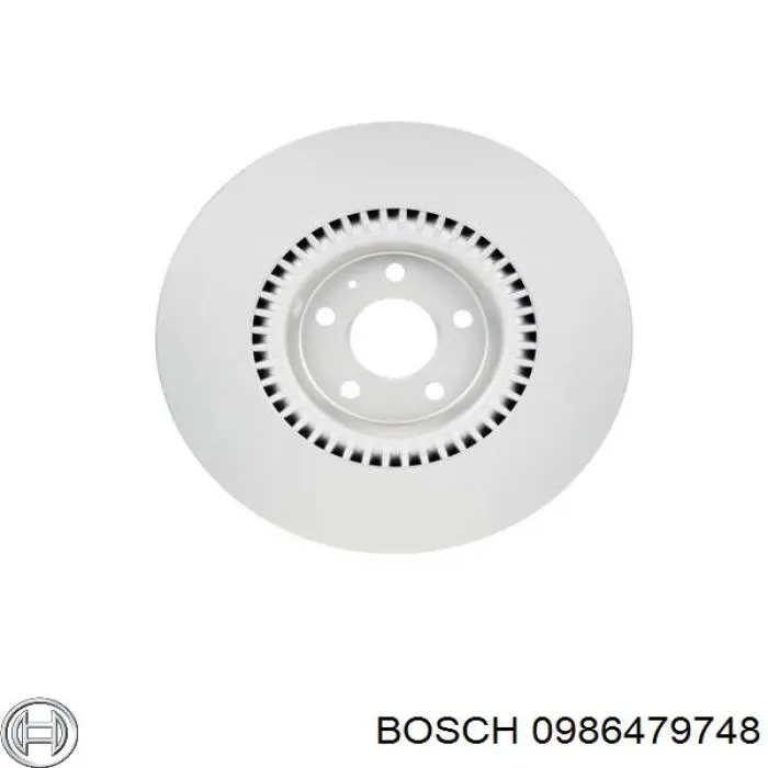 0986479748 Bosch disco de freno delantero