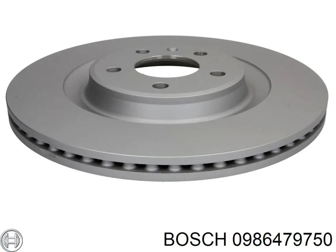 0986479750 Bosch disco de freno trasero