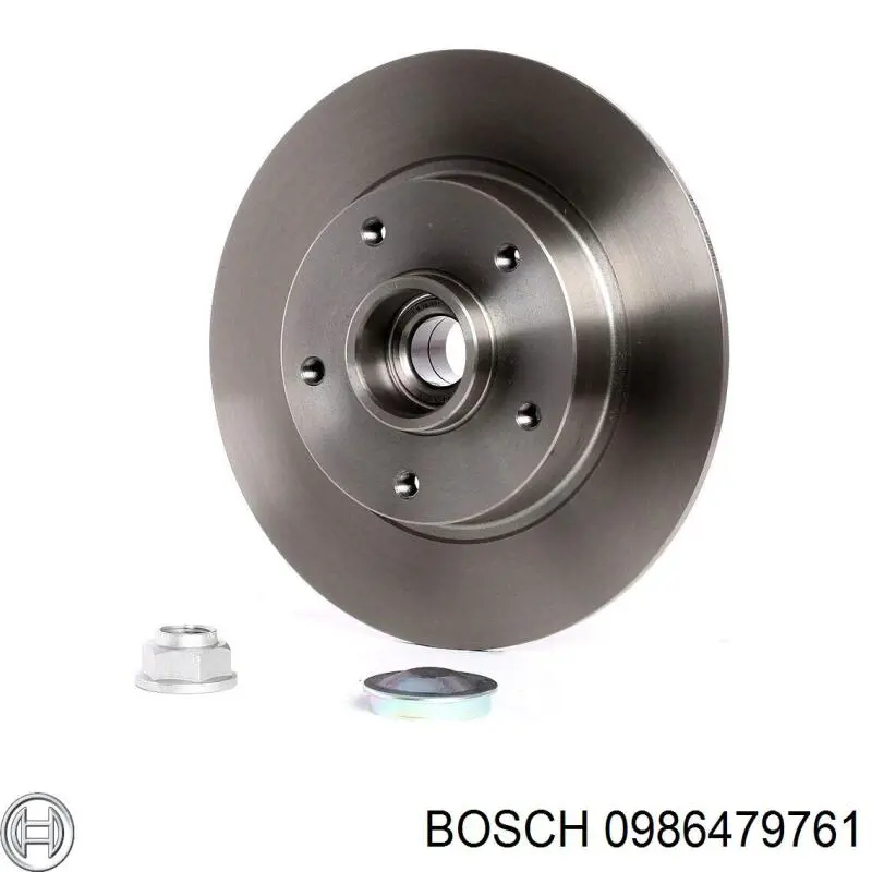 0986479761 Bosch disco de freno trasero