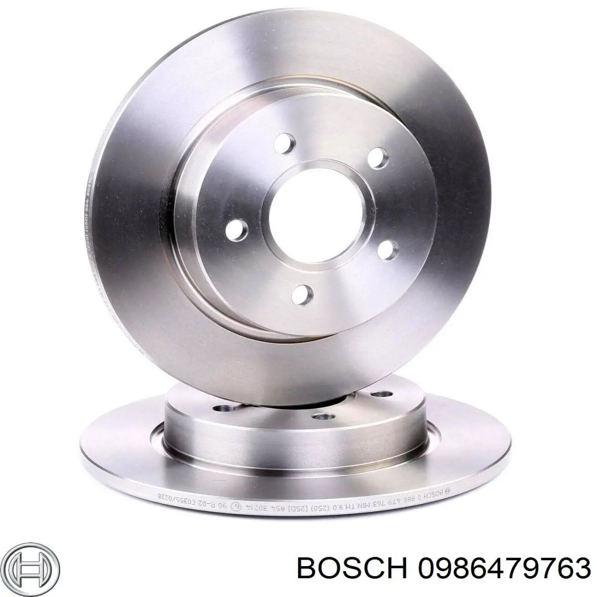 0986479763 Bosch disco de freno trasero