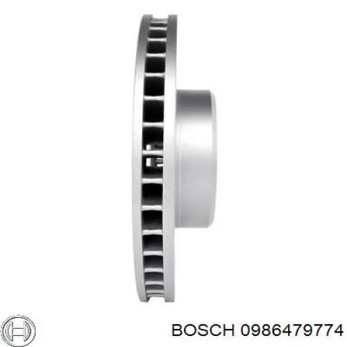 0986479774 Bosch freno de disco delantero