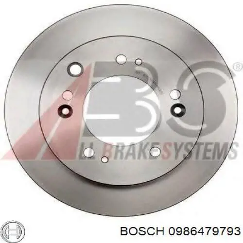 Comprar 0986479793 Bosch Disco de freno trasero