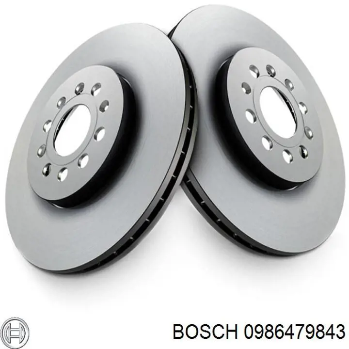 0986479843 Bosch freno de disco delantero