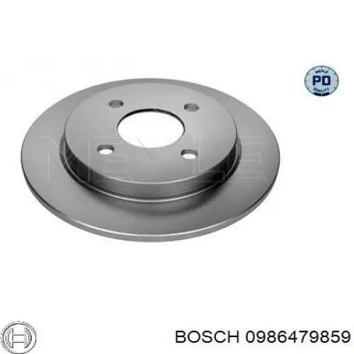 Disco de freno trasero Ford Sierra 1 GBC