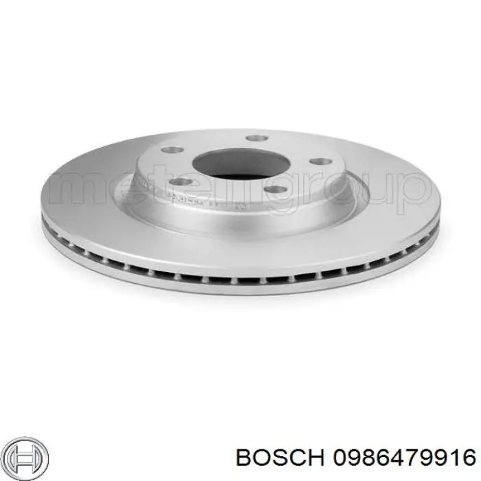 Comprar 0986479916 Bosch Freno de disco delantero