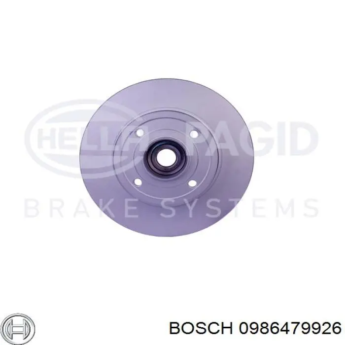 Disco de freno trasero Alfa Romeo 33 905