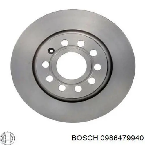 0986479940 Bosch disco de freno delantero