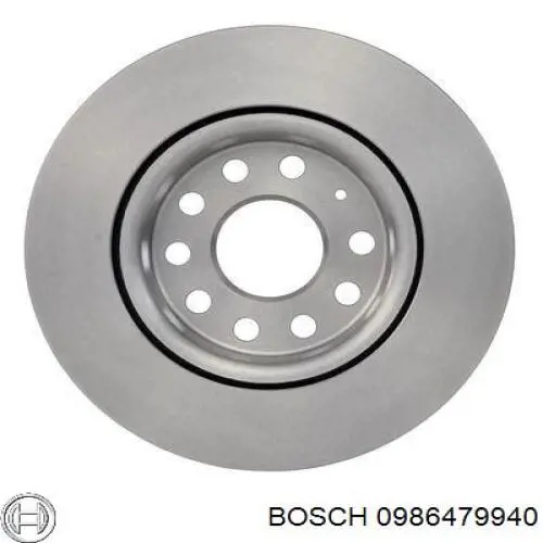Disco de freno delantero Bosch 0986479940