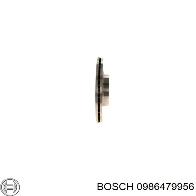 0986479956 Bosch disco de freno delantero