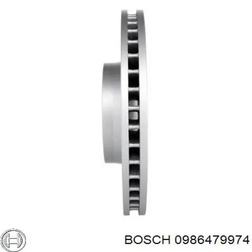 Comprar 0986479974 Bosch Freno de disco delantero