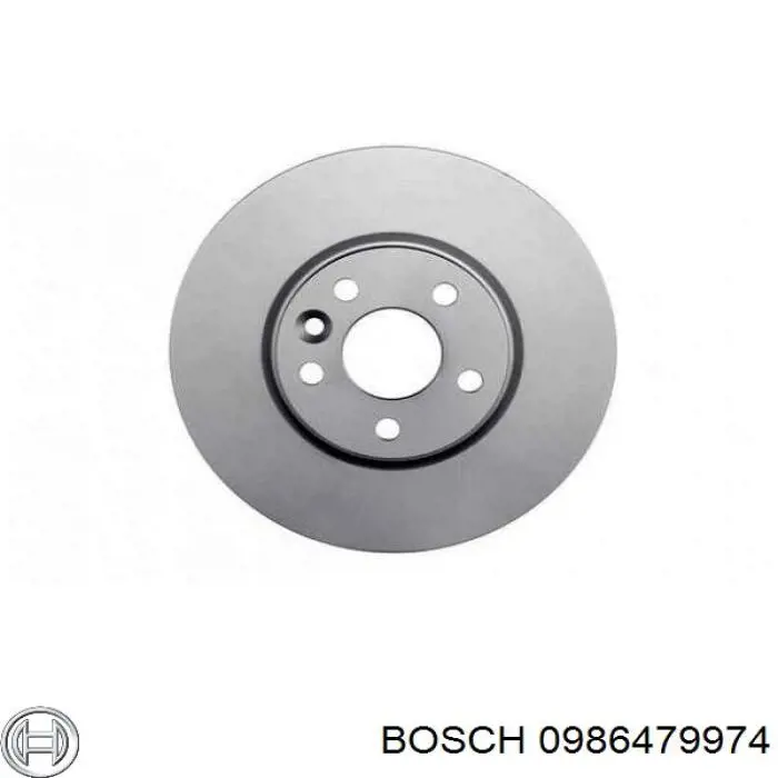 0986479974 Bosch disco de freno delantero
