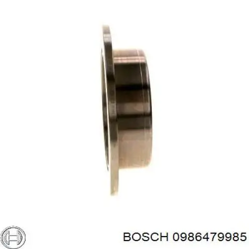 Disco de freno trasero Chevrolet Aveo 2 T250, T255