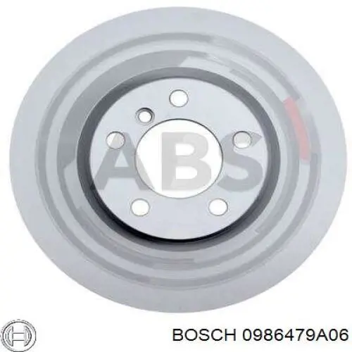 0986479A06 Bosch freno de disco delantero